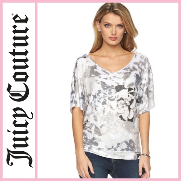 Juicy Couture Tops - Juicy Couture Sparkle Dolman Sleeve Tee